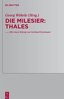 Die Milesier, Band 1, Thales