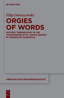 Orgies of Words: Mystery Terminology in the 