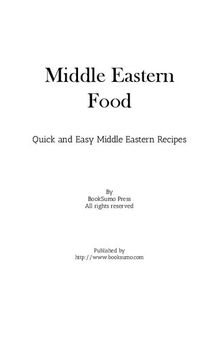 Middle Eastern Food: Quick and Easy Middle Eastern Recipes