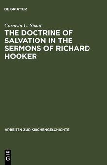 The Doctrine of Salvation in the Sermons of Richard Hooker
