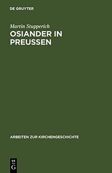 Osiander in Preußen: 1549 - 1552