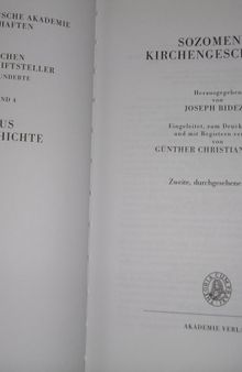Kirchengeschichte: eingeleitet, zum Druck besorgt und mit Registern versehen von Günther Christian Hansen