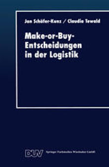 Make-or-Buy-Entscheidungen in der Logistik