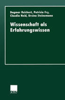 Wissenschaft als Erfahrungswissen