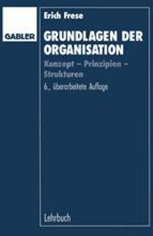 Grundlagen der Organisation: Konzept — Prinzipien — Strukturen