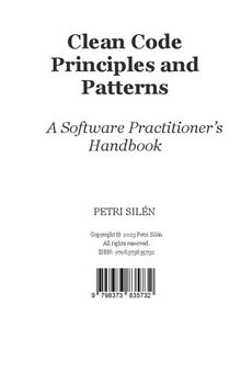 Clean Code Principles And Patterns : A Software Practitioner's Handbook