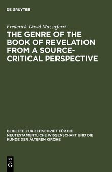 The Genre of the Book of Revelation from a Source-critical Perspective: Dissertationsschrift