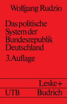 Das politische System der Bundesrepublik Deutschland: Eine Einführung