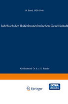 Jahrbuch der Hafenbautechnischen Gesellschaft: 1939–1940