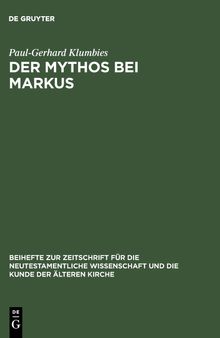Der Mythos bei Markus