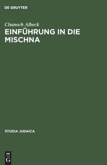 Einführung in die Mischna