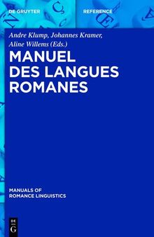 Manuel des langues romanes