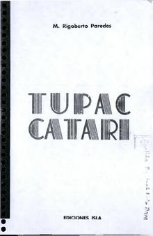 Túpac Catari. Apuntes biográficos [1897]