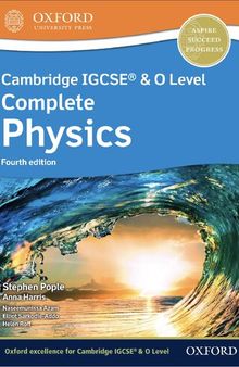 Cambridge IGCSE® & O Level Complete Physics Student Book Fourth Edition
