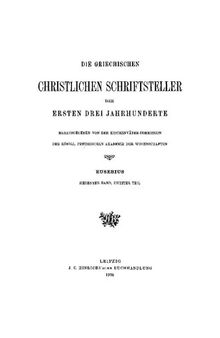 Eusebius Werke Band 7: Die Chronik des Hieronymus Hieronymi Chronicon, Teil 2: Lesarten der Handschriften und Quellenkritischer Apparat zur Chronik