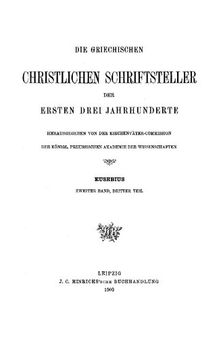 Eusebius Werke Band 2, Die Kirchengeschichte, Teil 3: Einleitungen, Übersichten und Register