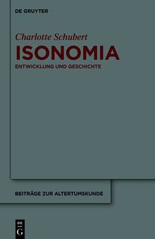 Isonomia: Entwicklung Und Geschichte