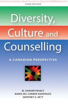 Diversity, Culture and Counselling, A Canadian Perspective