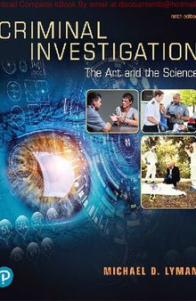 Criminal Investigation The Art and the Science,