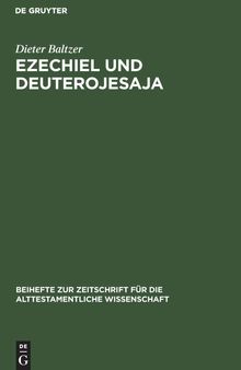 Ezechiel und Deuterojesaja: Berührungen in der Heilserwartung der beiden großen Exilspropheten