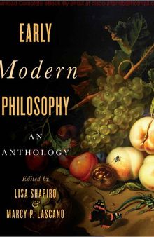 Early Modern Philosophy An Anthology