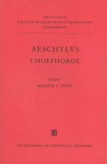 Aeschyli Choephoroe