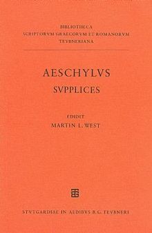 Aeschyli Supplices
