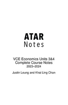 VCE Economics Units 3&4 Notes