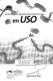 Gramatyka języka hiszpańskiego en Uso: A1