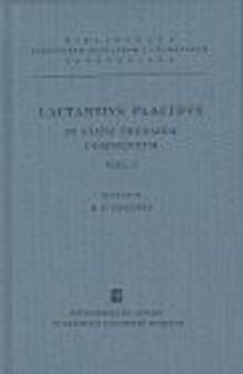 Lactantii Placidi in Statii Thebaida commentum: Vol. I. Scholia in Statium