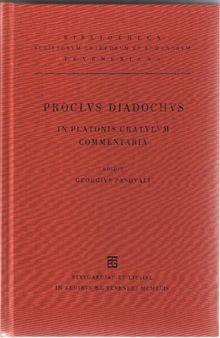 Procli Diadochi in Platonis Cratylum commentaria