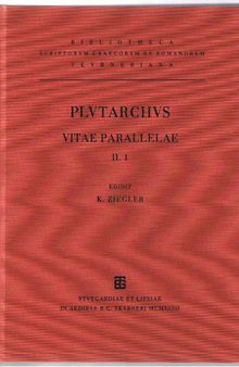 Plvtarchi: Vitae Parallelae Volumen II Fasc. 1