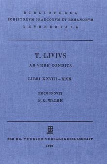 Titi Livi: Ab Urbe Condita, Libri XXVIII-XXX