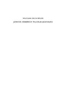 Johann Friedrich Wilhelm Jerusalem: Eine Untersuchung zur Theologie der 