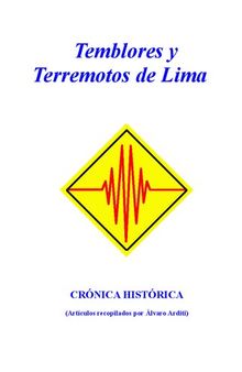 Temblores y terremotos de Lima. Crónica histórica