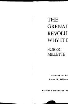 The Grenada Revolution: Why it Failed