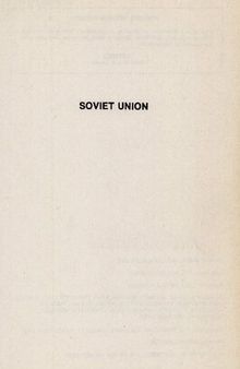 Fodor's Soviet Union 1982
