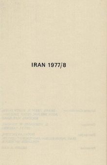 Fodor's Iran 1977/8
