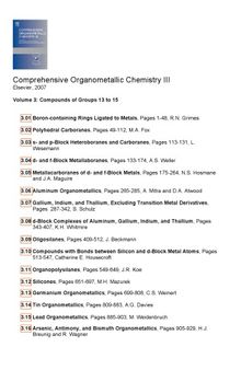 Compounds of Groups 13 to 15