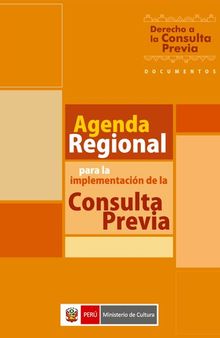 Agenda regional para la implementación de la consulta previa (Perú)