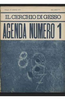 Il cerchio di gesso. Agenda numero 1 (23 settembre 1977)