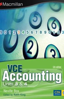 VCE Accounting Units 3 & 4