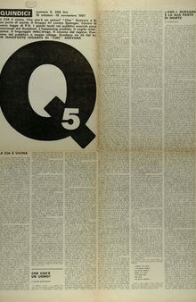 Quindici. Numero 5 (15 ottobre 1967-15 novembre 1967)