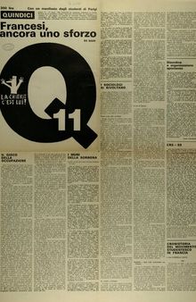 Quindici. Numero 11 (giugno 1968)