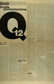 Quindici. Numero 12 (settembre 1968)