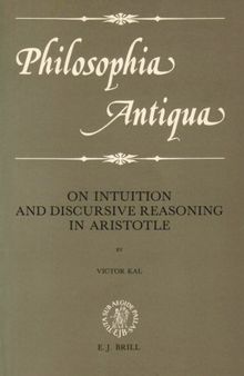 On Intuition and Discursive Reasoning in Aristotle