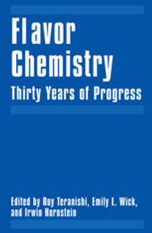 Flavor Chemistry: Thirty Years of Progress