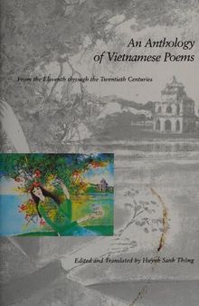 An Anthology of Vietnamese Poems: From the Eleventh through the Twentieth Centuries