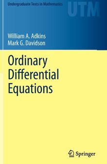 Ordinary Differential Equations  (Instructor Solution Manual, Solutions)