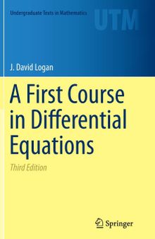 A First Course in Differential Equations, Third Edition [3rd Ed]  (Instructor Solution Manual, Solutions to Even and Odd Exercises)